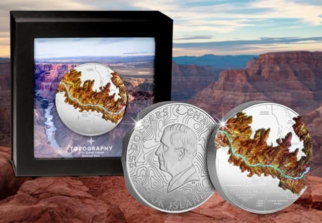 Grand Canyon 5Oz Silver Coin Whole Product 2