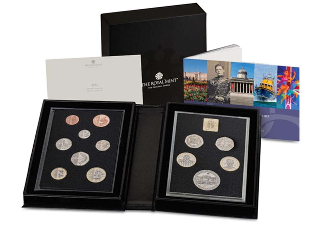 Just 7,500 available The UK 2024 Annual Proof Set