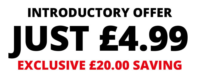 Introductory offer: Just £4.99