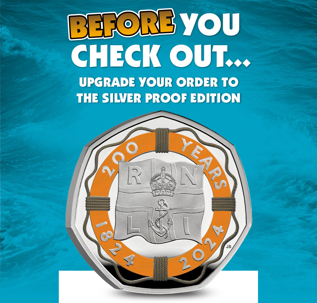 Before you check out... Upgrade your order to the Silver Proof edition