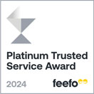 2024 Feefo Platinum Trusted Service Award