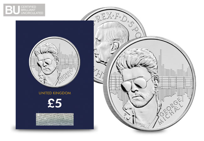 2024 UK George Michael CERTIFIED BU £5