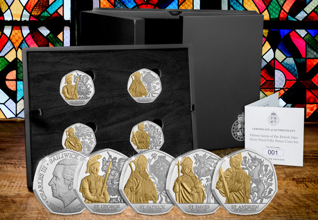 Patron Saints Silver Proof 50p Set