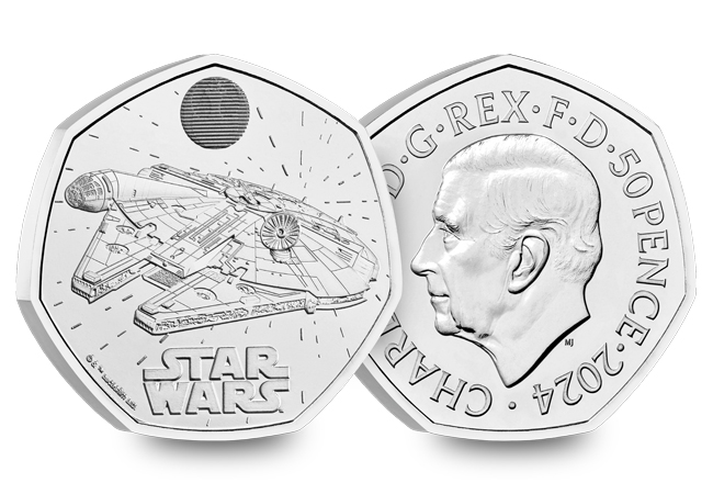 2024 UK Star Wars Millennium Falcon CERTIFIED BU 50p