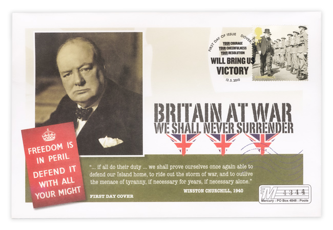 Winston Churchill First Day Stamp Cover