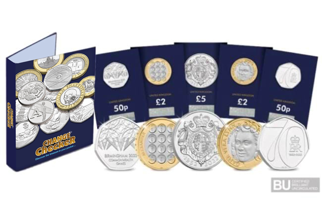 The 2022 CERTIFIED BU Annual Coin Set in Album