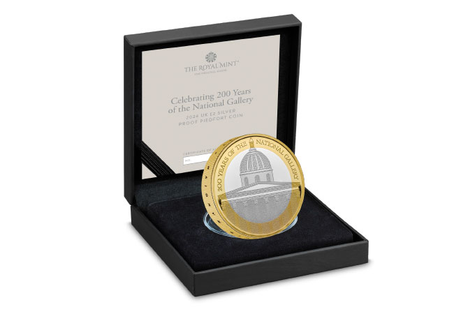 UK 2024 National Gallery Piedfort Silver £2 Coin