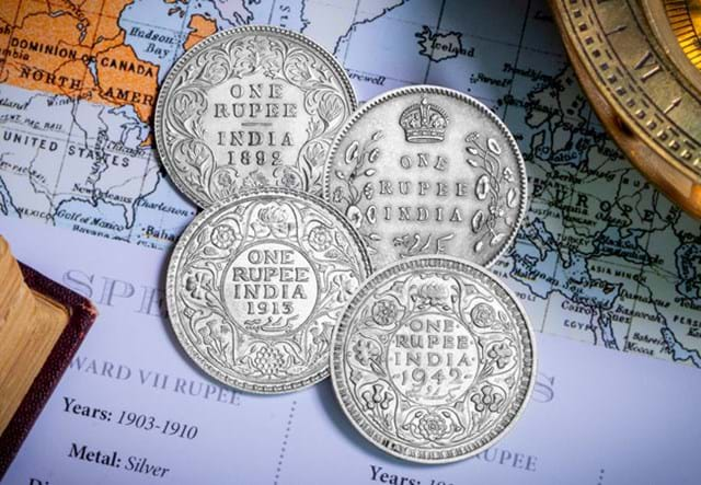 The British Empire Silver Rupee Set Lifestyle 04