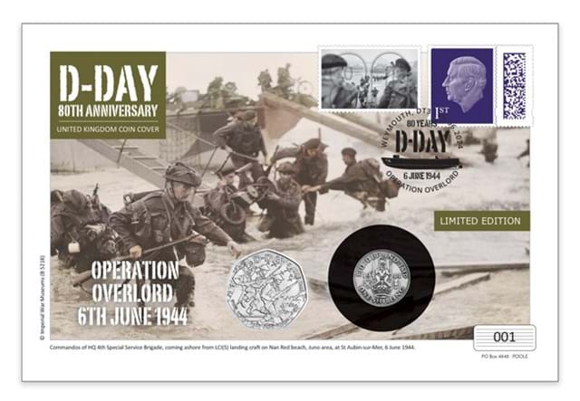 Historic D Day Cover