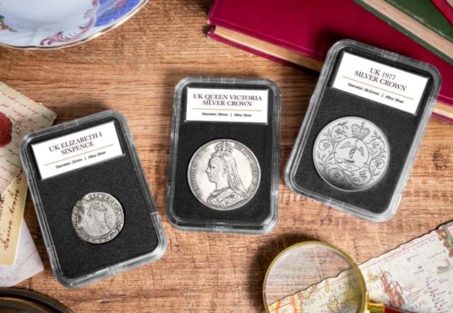 The British Queens Silver Coin Set Lifestyle 02