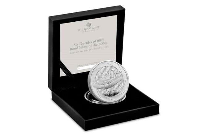 KLD2 UK 2024 Decades Of Bond 2000S 1Oz Silver Coin In Box