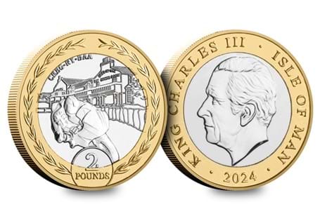 The 2024 Isle of Man TT £2 coin was issued to celebrate the TT Isle of Man races. It has been struck to a Brilliant Uncirculated quality and protectively packaged.