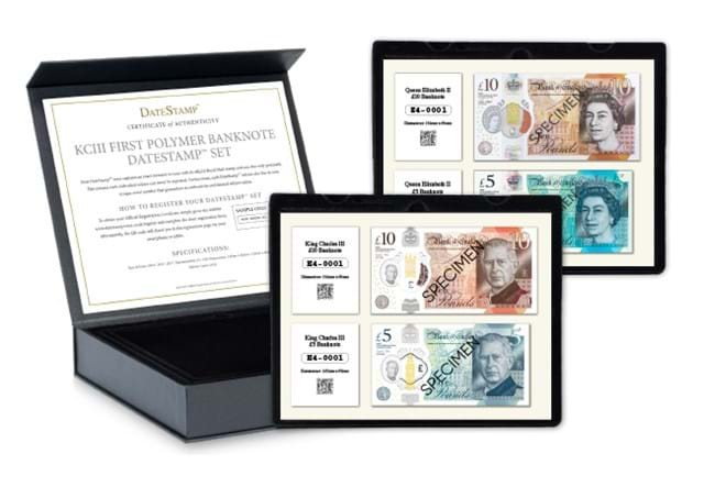 KCIII First Polymer Banknote Datestamp Set Mock Ups 1