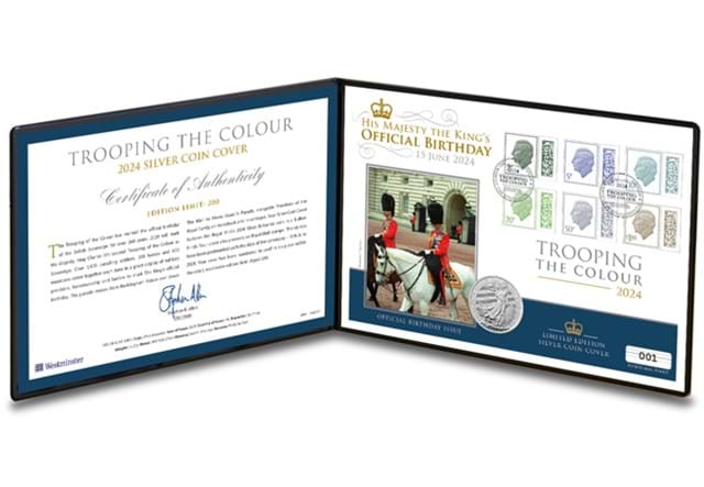 LNW4 Trooping The Colour 2024 Silver Cover And Cert