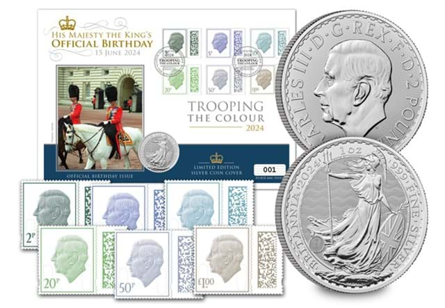 LNW4 Trooping The Colour 2024 Silver Cover And Coin Whole Product