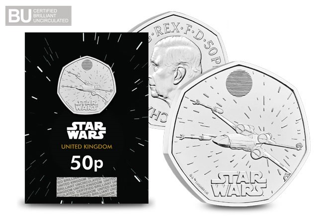 2024 UK Star Wars X Wing CERTIFIED BU 50p