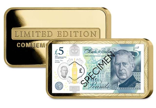 AT The New King Charles III Banknote Ingot Set Mockups Scale 4