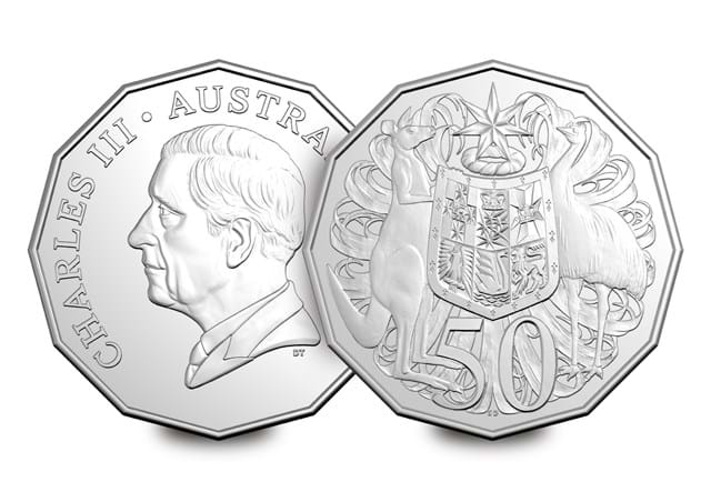 Australia New 2024 KCIII Coinage Sets 50C