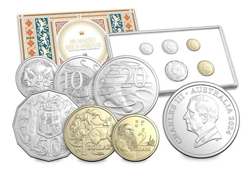 Australia New 2024 KCIII Coinage Sets Whole Imag