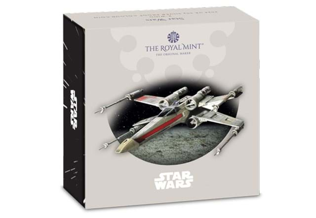 887X UK 2024 Star Wars X Wing Silver 50P Box