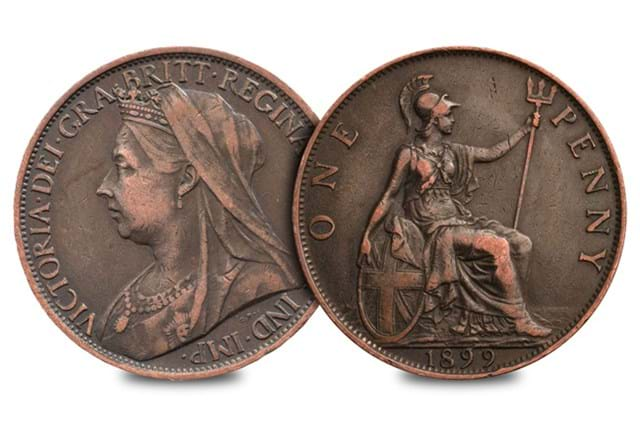 1899 Victoria Penny Obv Rev