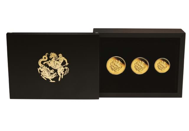 Perth Mint Sovereign 3 Coin Set In Packaging