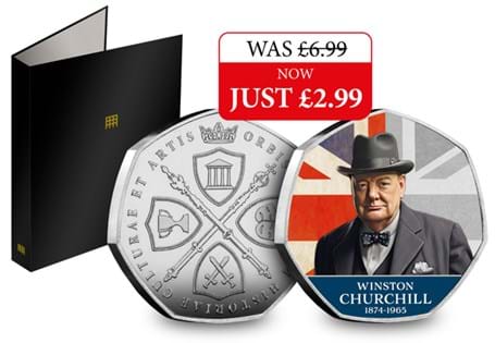 The Sir Winston Churchill Commemorative has been issued to
honour the legacy of history's greatest Briton.