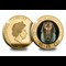 2021 Gold Plated Tutankhamun Coin Obv Rev