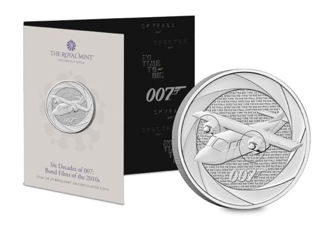 DN 2024 UK Bond Films 2010S Bu Silver 1Oz £5 Product Images 5