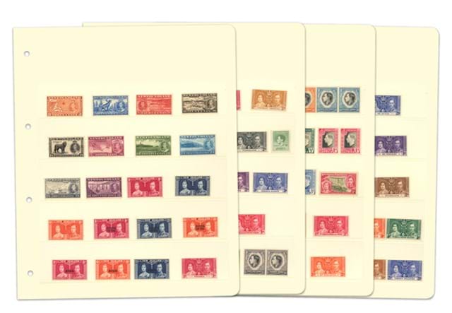 George VI Omnibus Stamp Col. Pages 7 10