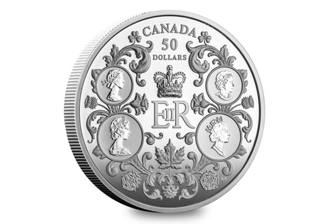 2022 RCM Queen's Reign Silver 5Oz Rev