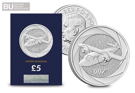 This £5 coin has been issued to celebrate the Bond films of the 10s! It has been struck to a Brilliant Uncirculated quality and protectively encapsulated in Change Checker packaging.