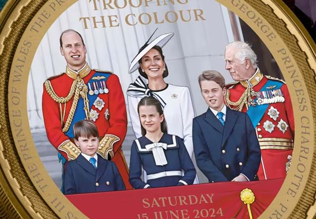 AT 2024 Trooping The Colour 100Mm Commemorative 5