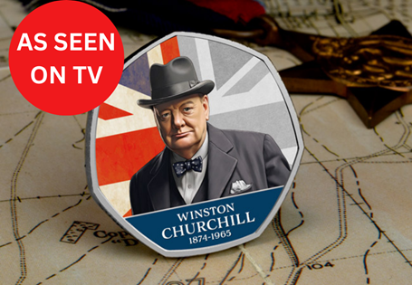 The Sir Winston Churchill Commemorative has been issued to
honour the legacy of history's greatest Briton.