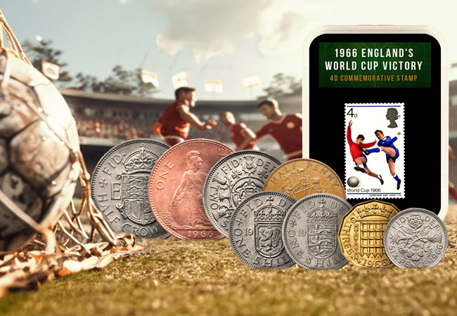 The World Cup Winner's 1966 Historic Coin and Stamp Collection