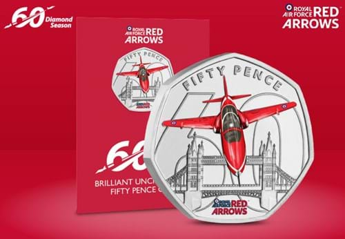 DN 2024 Red Arrows Bu Colour 50P Singles Product Images 1