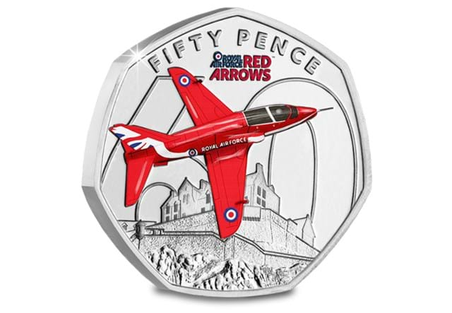 Red Arrows BU (Colour) 50Ps Edinburgh Rev