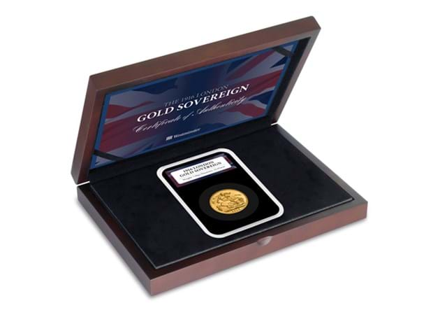 UK 1916 Sovereign Box Shot