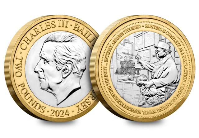 2024 Churchill £2 BU Artist OBV REV