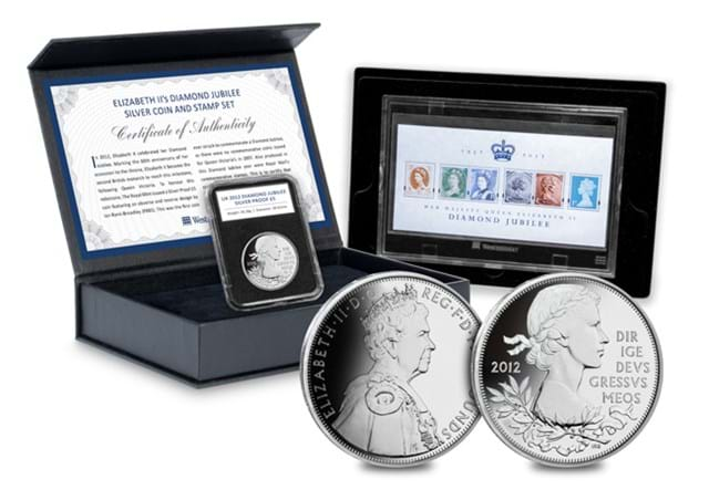 Diamond Jubilee Stamps And Coin Set Whole Product