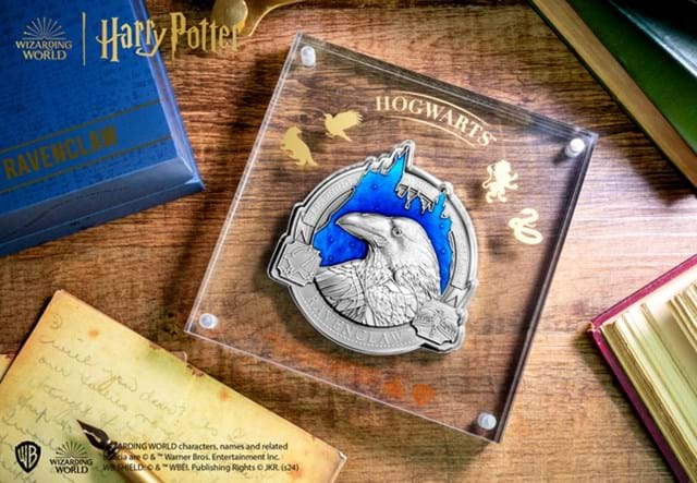 Ravenclaw Crest Silver Coin Lifestyle 02