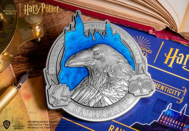 Ravenclaw Crest Silver Coin Lifestyle 03