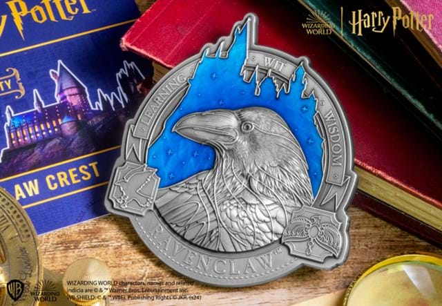 Ravenclaw Crest Silver Coin Lifestyle 07