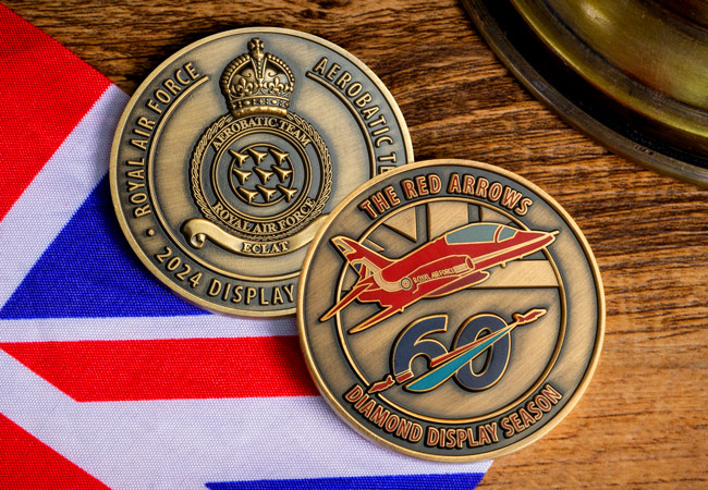 The Red Arrows Challenge Coin