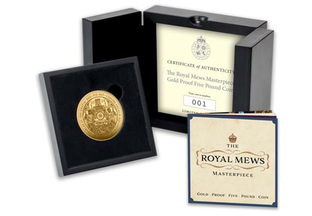 Royal Mews Gold 1Oz Box Shot