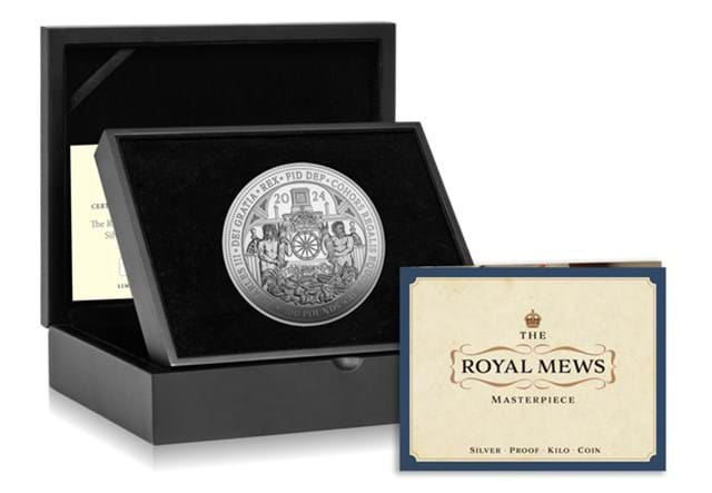 Royal Mews MP Silver Kilo Box Shot