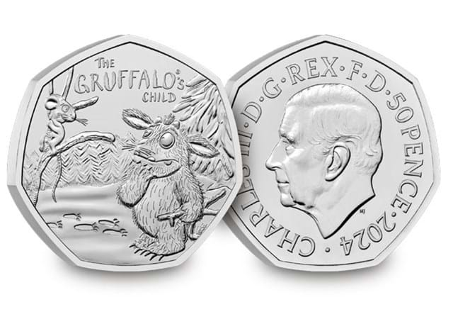 2024 UK The Gruffalo's Child CBU 50p Reverse and Obverse