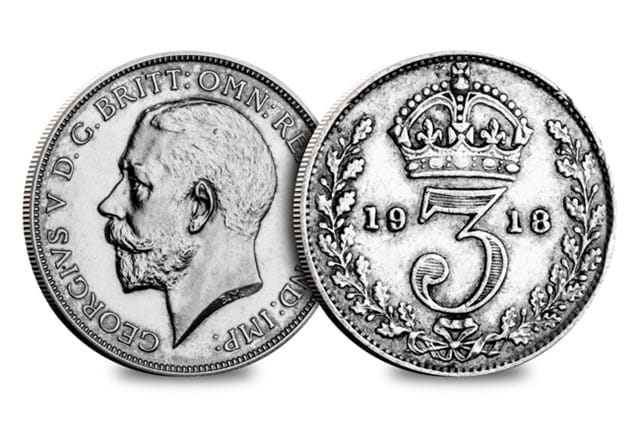 1918 Threepence Obv Rev