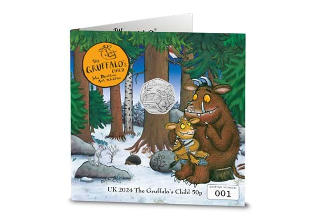 2024 UK The Gruffalo's Child CBU 50p Display Card Front