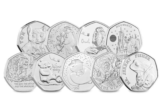 Bedtime Stories UK 50p Collection reverses